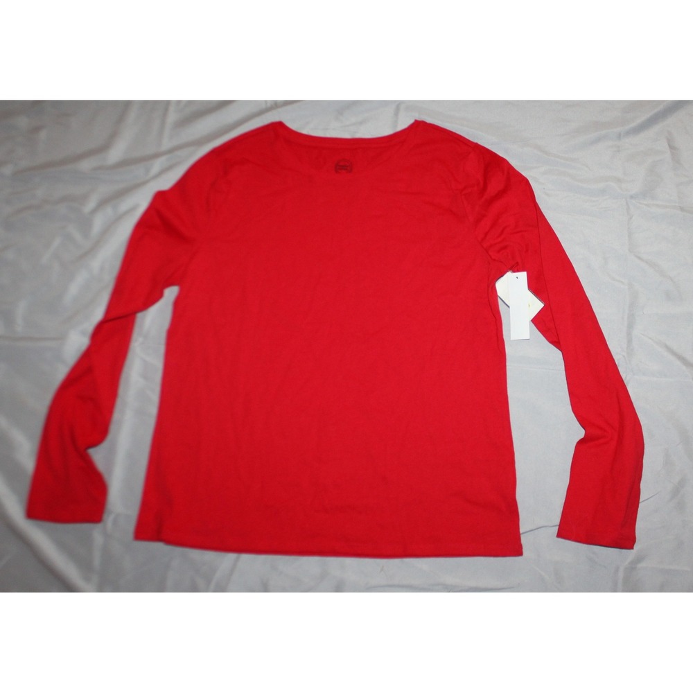 Girls wonder nation red long sleeve shirt size XXL NWT